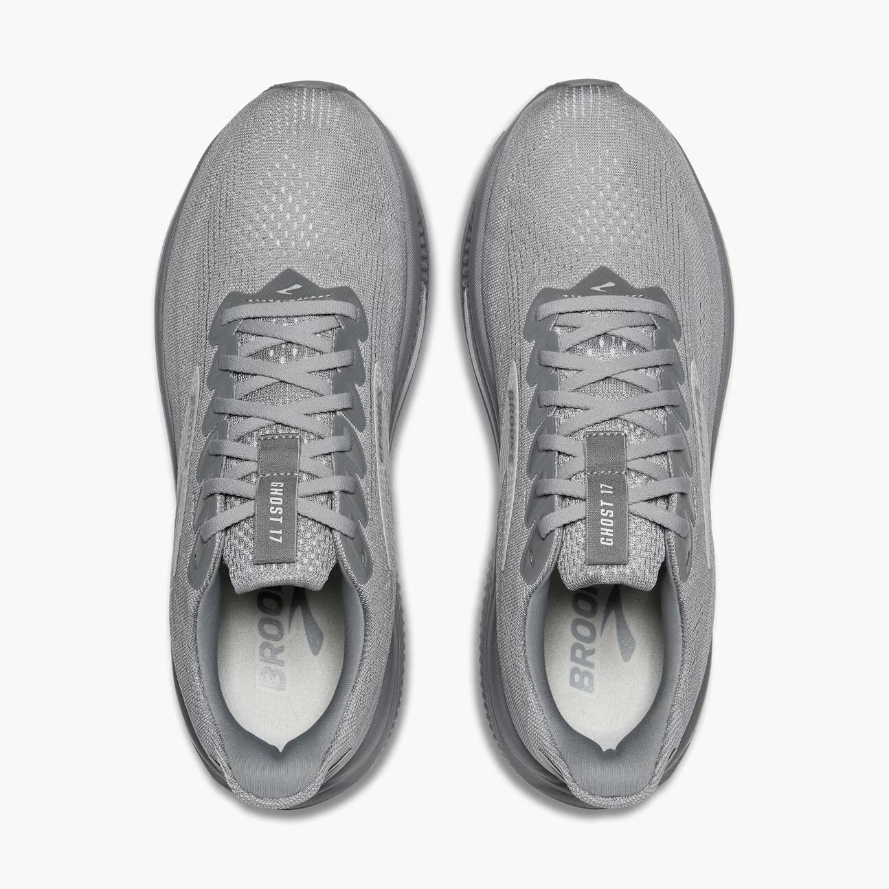 Brooks Men's Ghost 17 (Wide) - Primer Gray/Oyster Mushroom