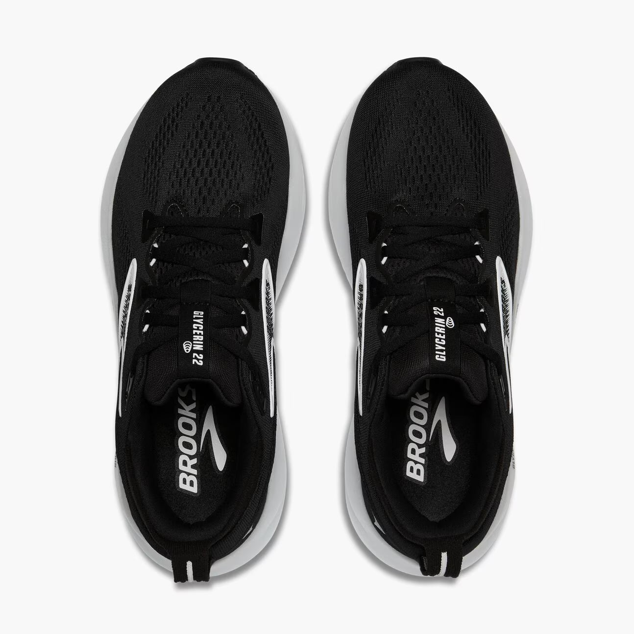 Brooks Men's Glycerin 22 (Wide) - Black/Grey/White