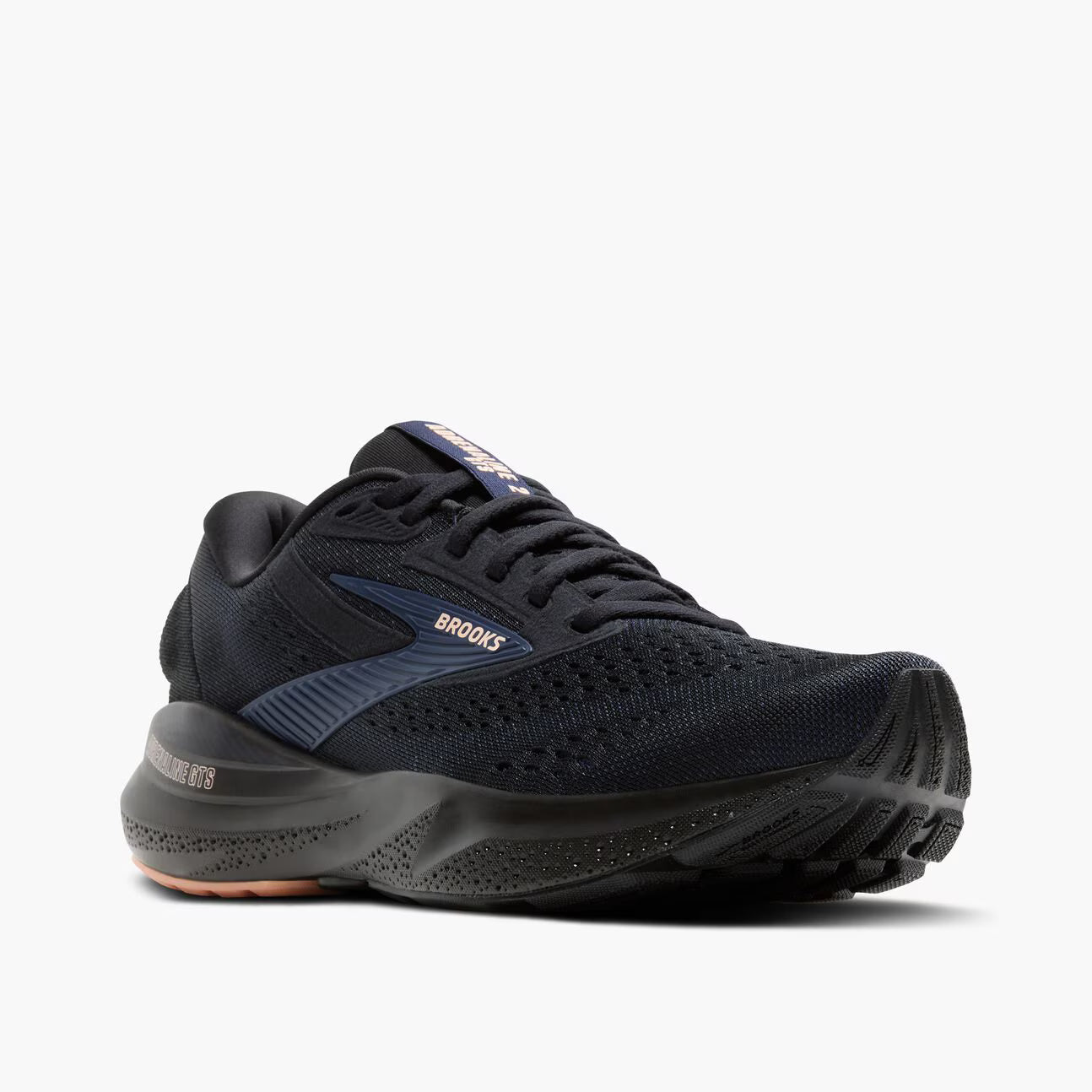 Brooks Women's Adrenaline GTS 24 - Black/Peacoat/Peach