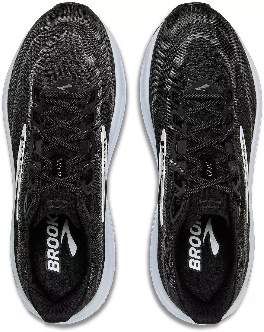 Brooks Women's Ghost 18 (Wide) - Black/Grey/White
