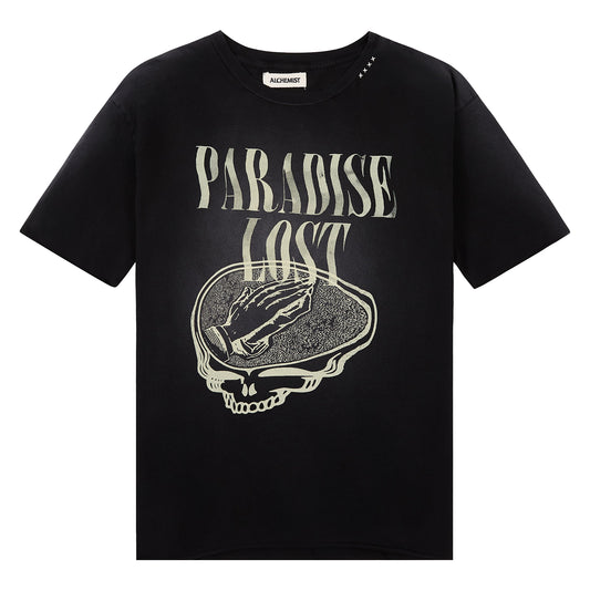 Paradise Pray Tee | Jet Black