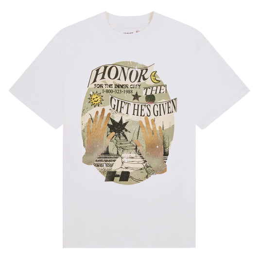 Gift He's Given Tee | White