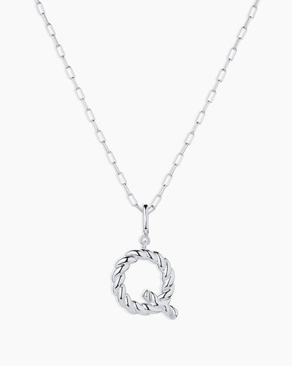 Crew Alphabet Statement Charm Necklace