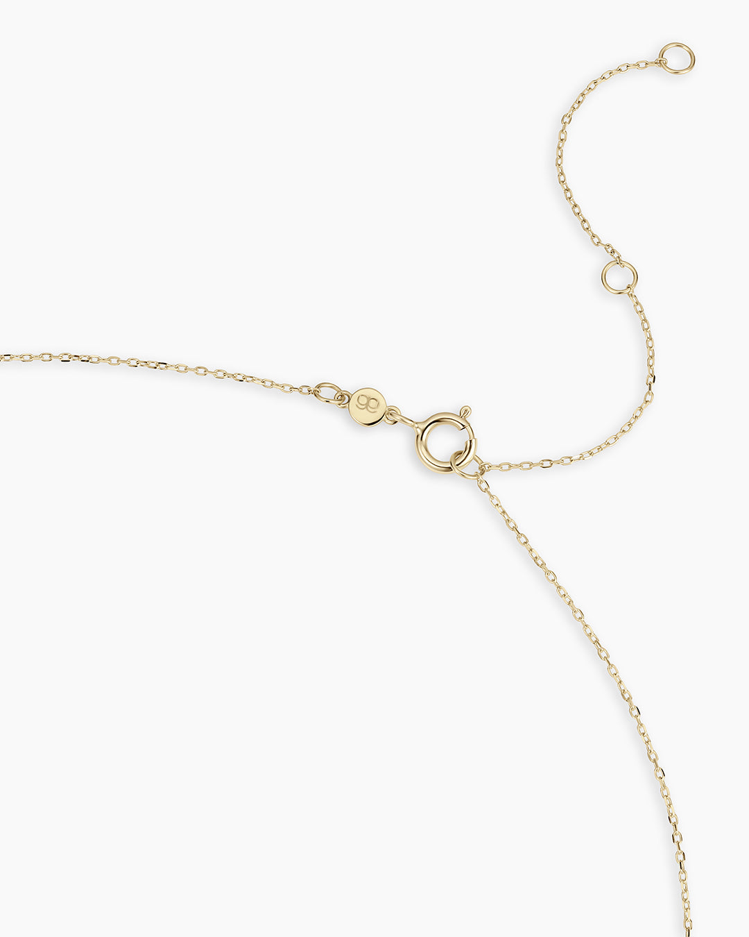 14K Diamond and Blue Sapphire Evil Eye Charm Necklace