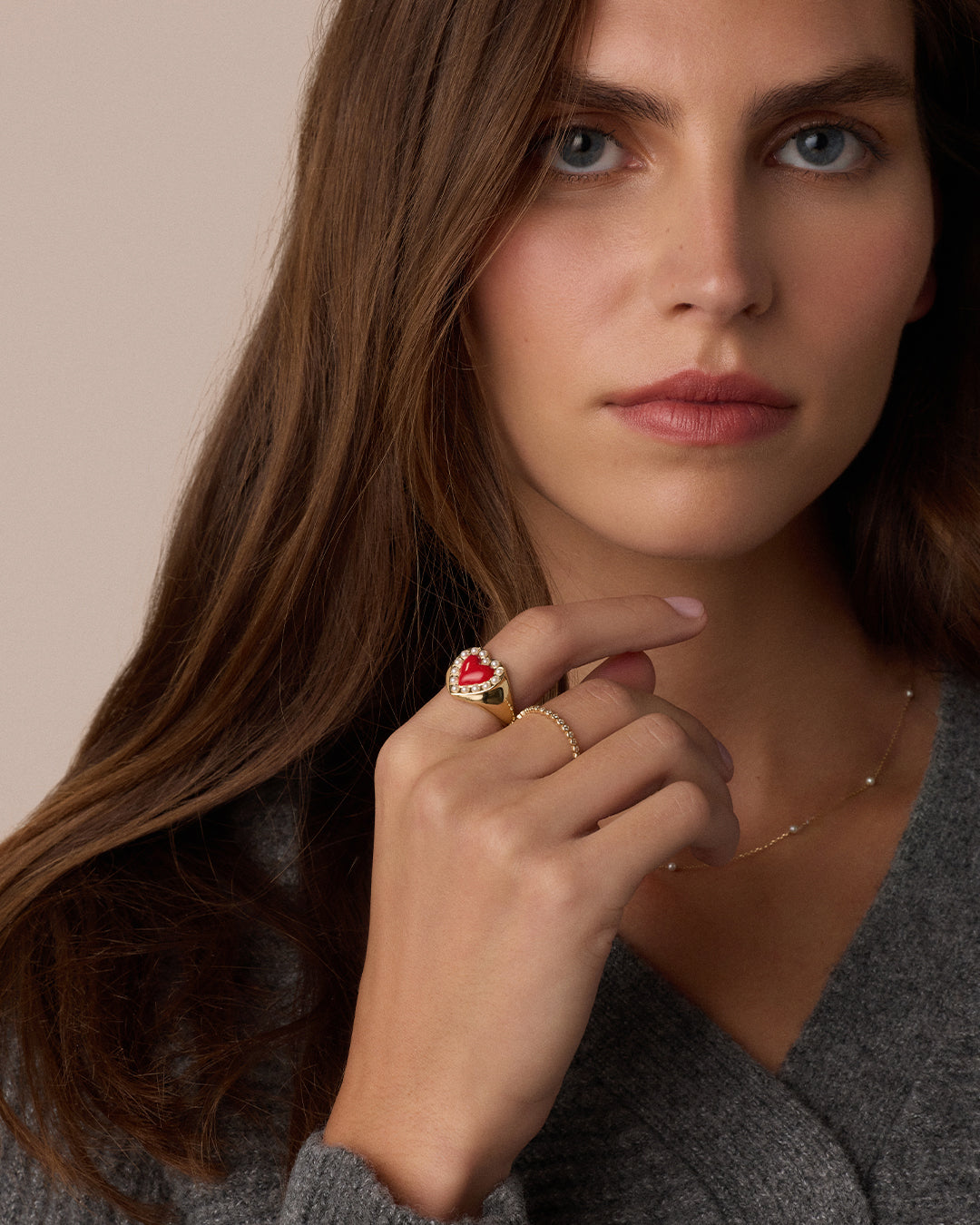 Love Pearl Ring