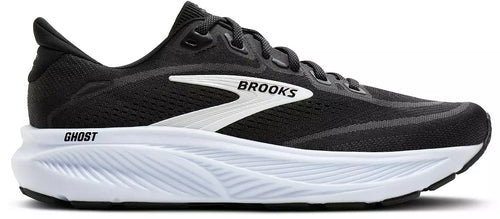 Brooks Men's Ghost 18 (Wide) - Black/Grey/White