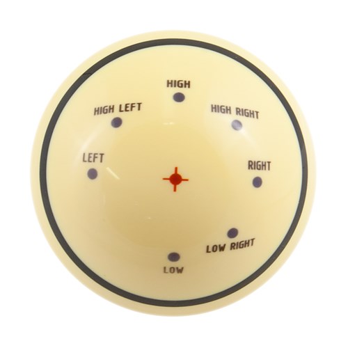 FORMULA - Pool/Snooker Training Ball - Improve Your Cue Ball Control
