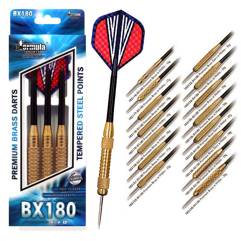 Formula BX180 Premium Brass Darts 27g