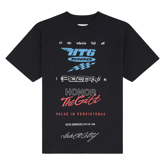 Persistence Race Tee | Black