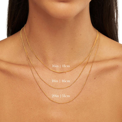 Solid White Gold Initial and Pearl Drop Necklace