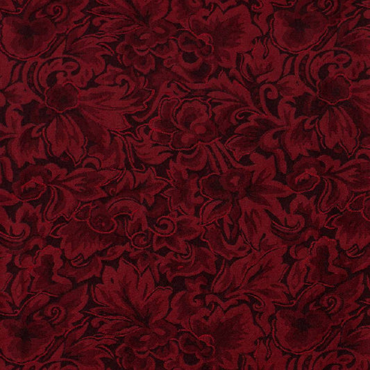 20" Baroque Scarlet Silk Scarf