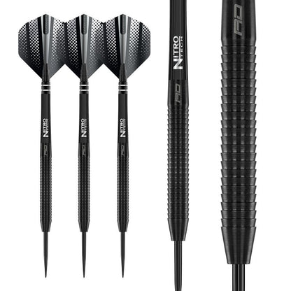 RED DRAGON - Razor Edge Black Darts - 85% Tungsten - 20g