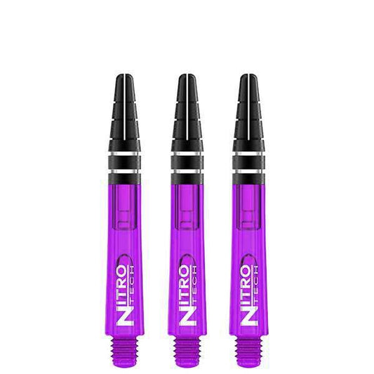 RED DRAGON - Nitrotech Composite Dart Shafts - 36mm Short Purple