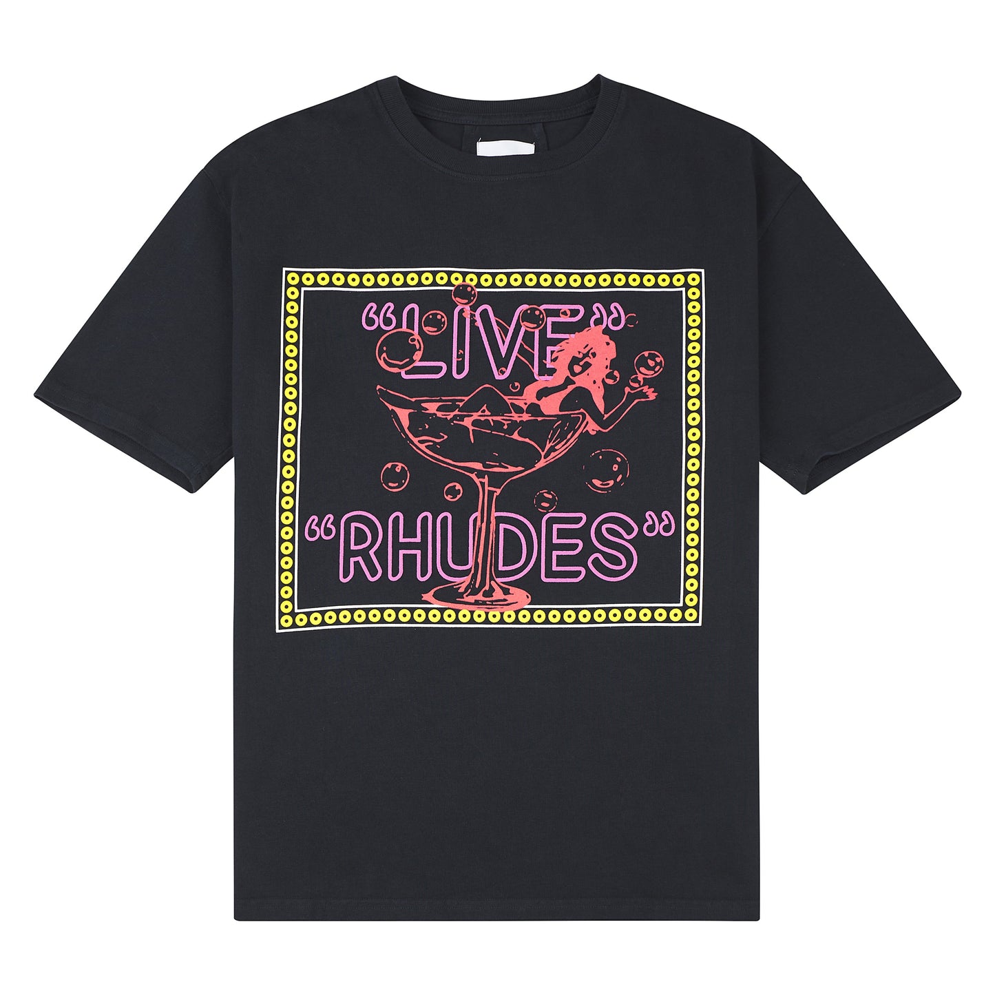 Live Rhudes Tee | Vintage Black