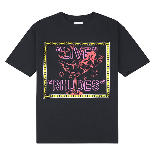 Live Rhudes Tee | Vintage Black