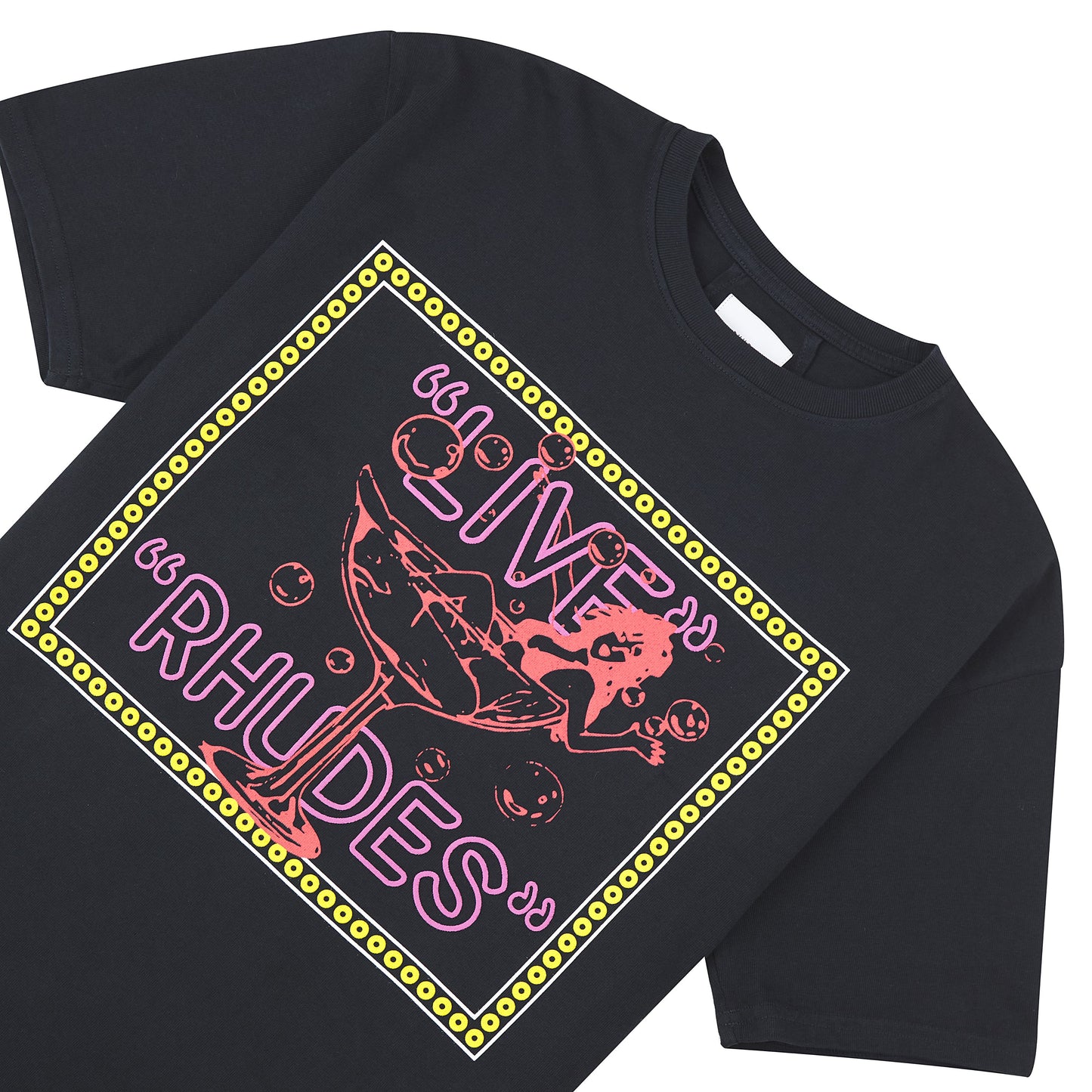 Live Rhudes Tee | Vintage Black