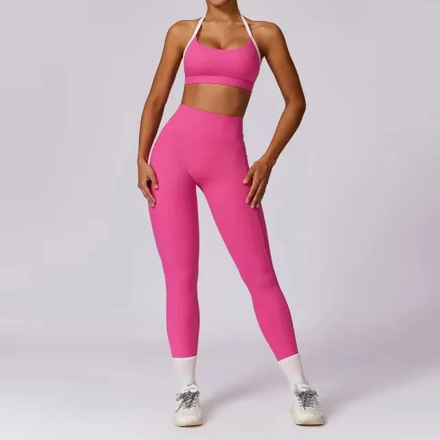 2PCS Women Push Up Workout Set