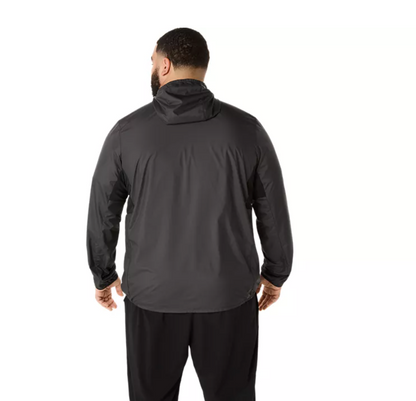 2026 ASICS Los Angeles Marathon - ASICS Men's Silver Jacket Black (2011D235) (LA26-08)