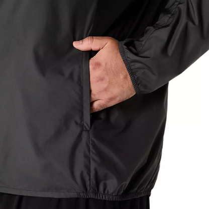 2026 ASICS Los Angeles Marathon - ASICS Men's Silver Jacket Black (2011D235) (LA26-08)