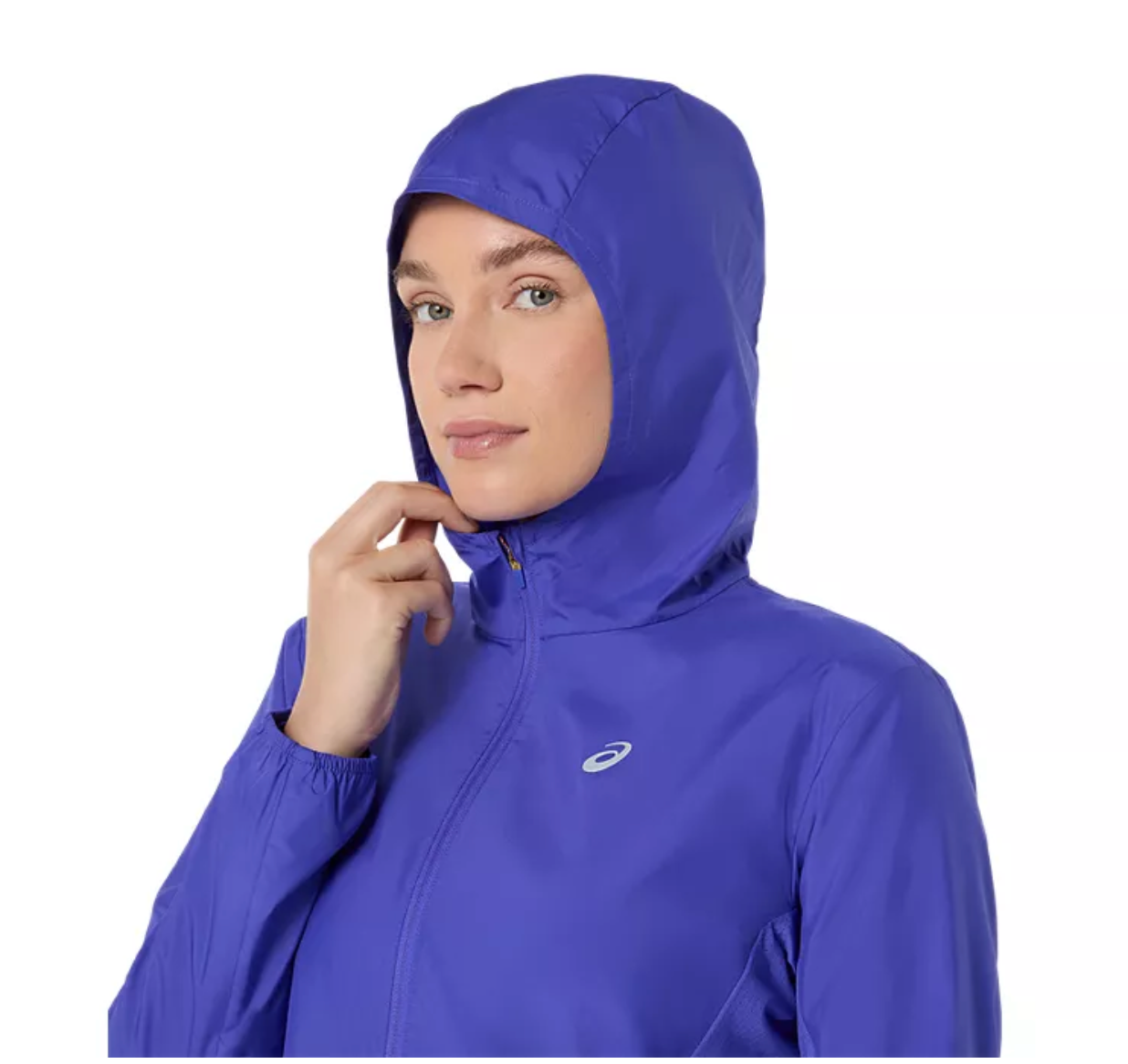 2027 ASICS Los Angeles Marathon-ASICS Women's Silver Jacket Cobalt Burst (2012D148)(LA27-12)