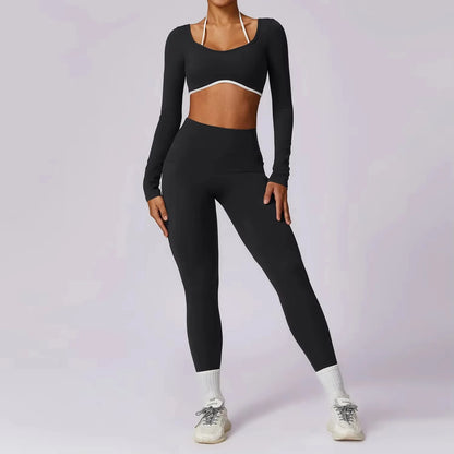 2PCS Women Push Up Workout Set