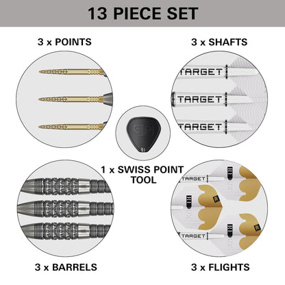 TARGET - 25g - Redux SP 01 - Steel Tip Swiss Point - 90% Tungsten Darts