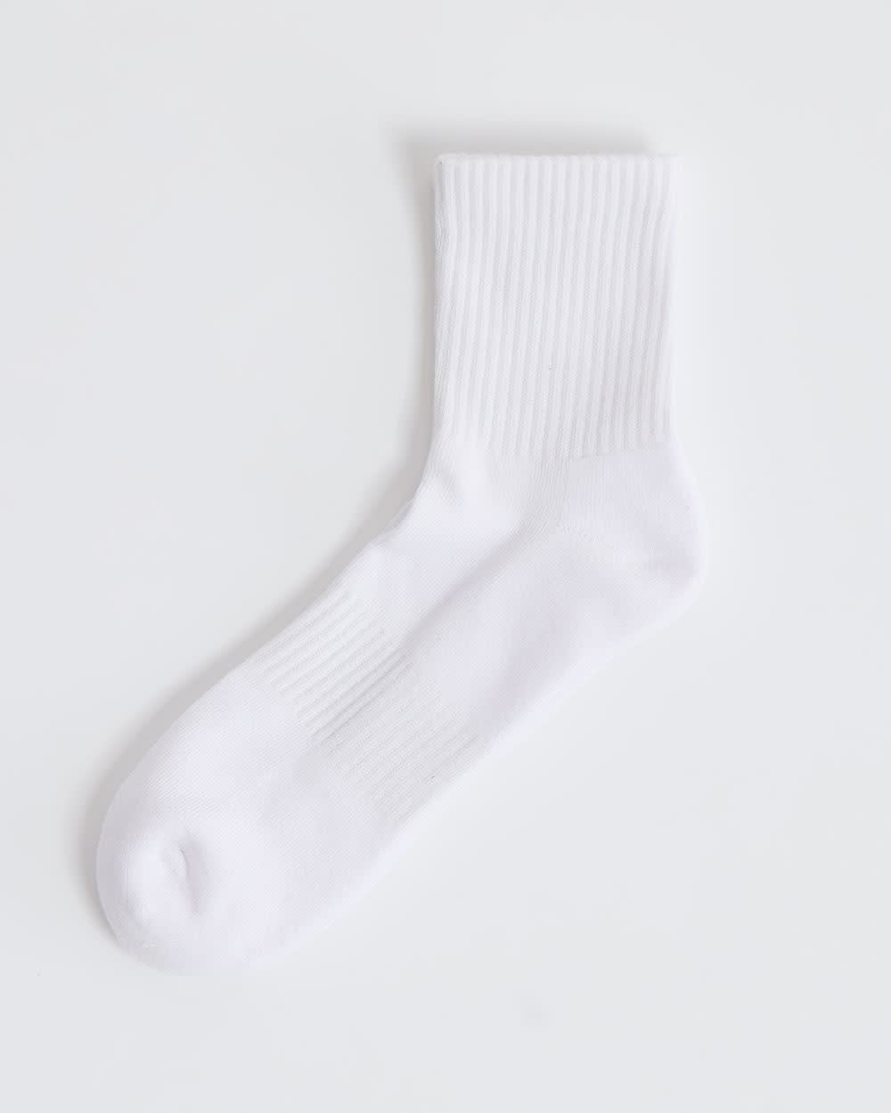 Solid Low Crew Socks
