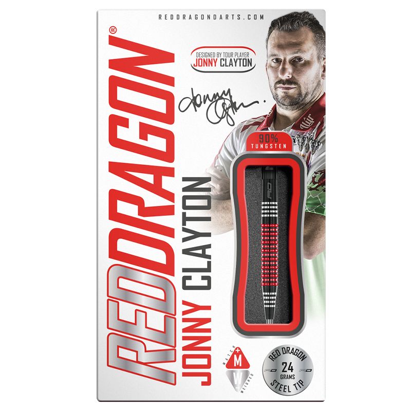 RED DRAGON - Jonny Clayton SE Darts - 90% Tungsten - 24g